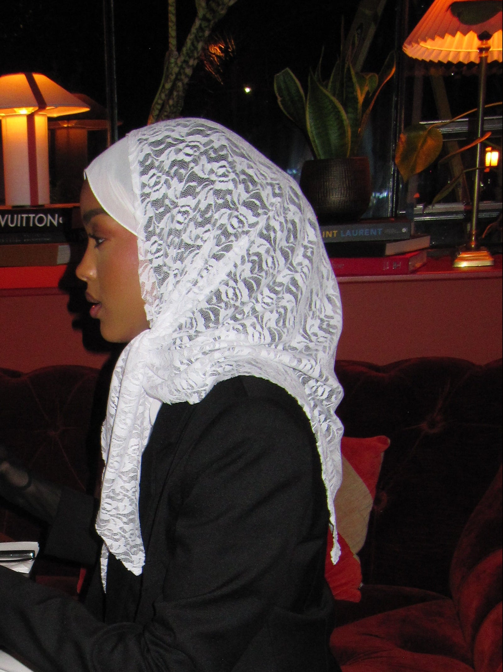 Lace Scarf | Pearl White