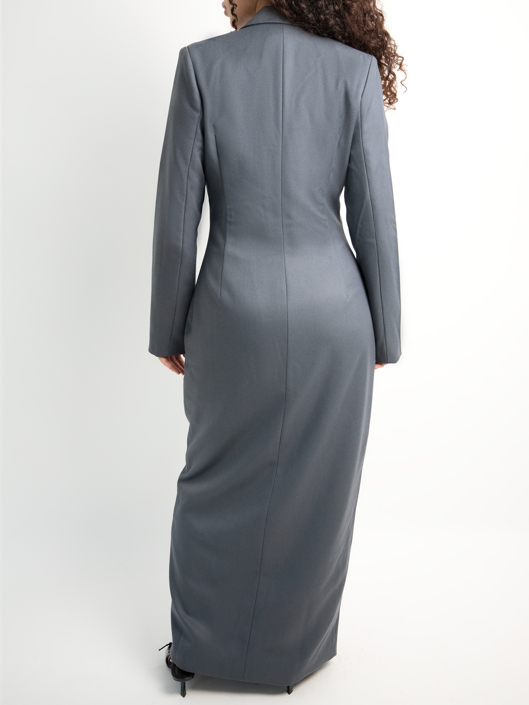 Azari Blazer Dress | Stormy Grey