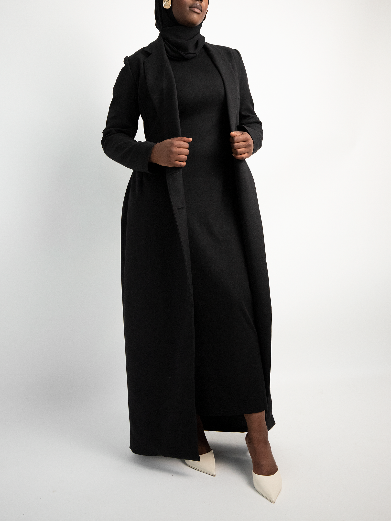 Azari Blazer Dress | Jet Black